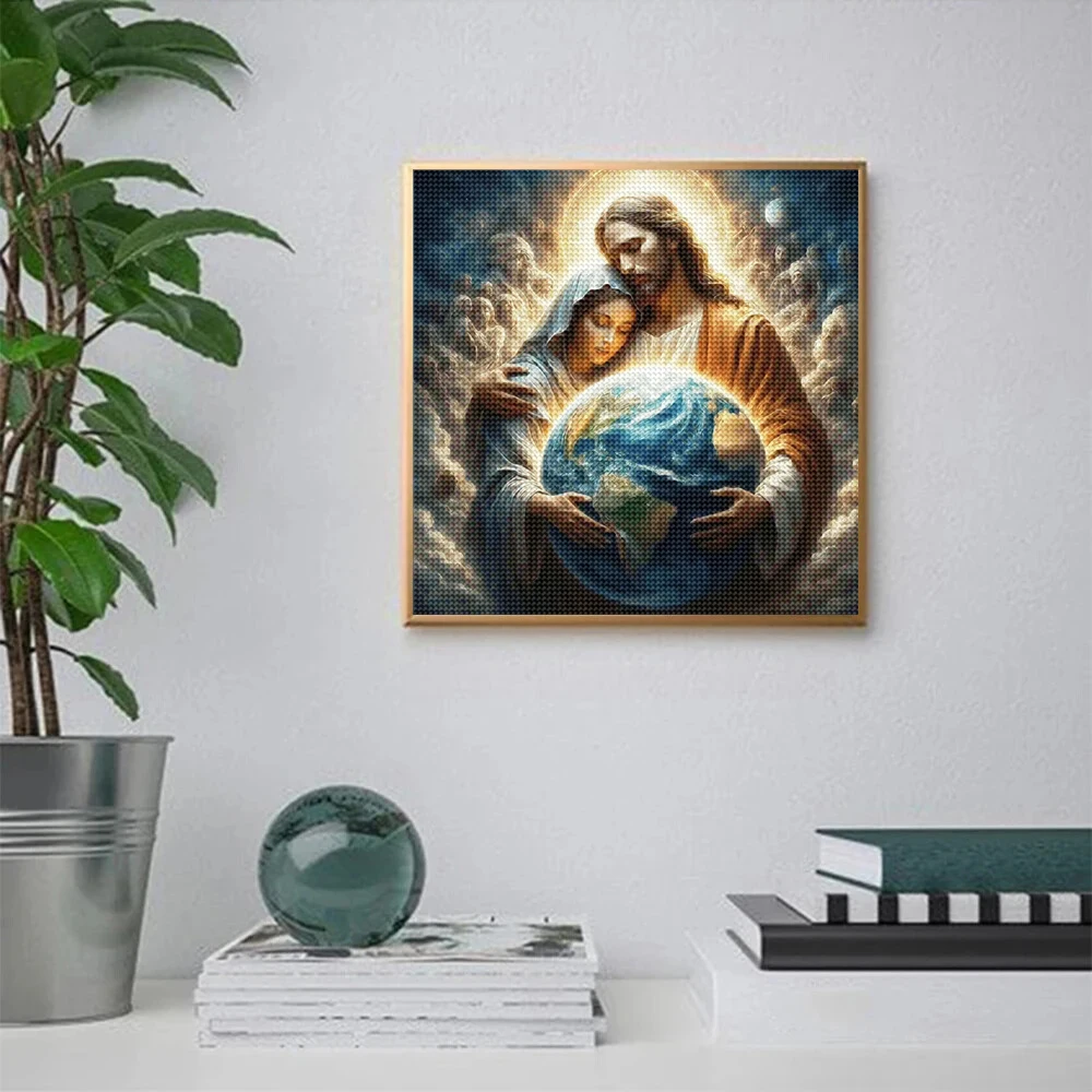 5D DIY Diamond Painting Portra - đánh giá và giá Embroidery Jesus