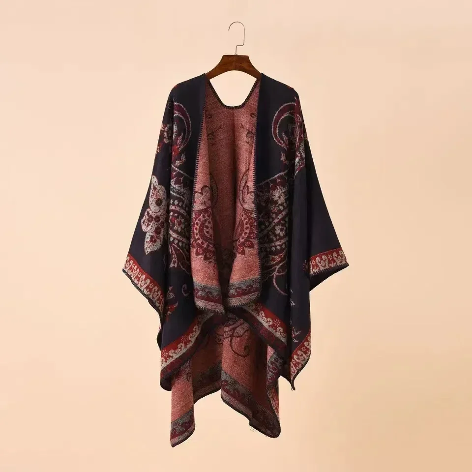 Patterned Faux Cashmere Warm S - đánh giá và giá Embroidery X Pattern
