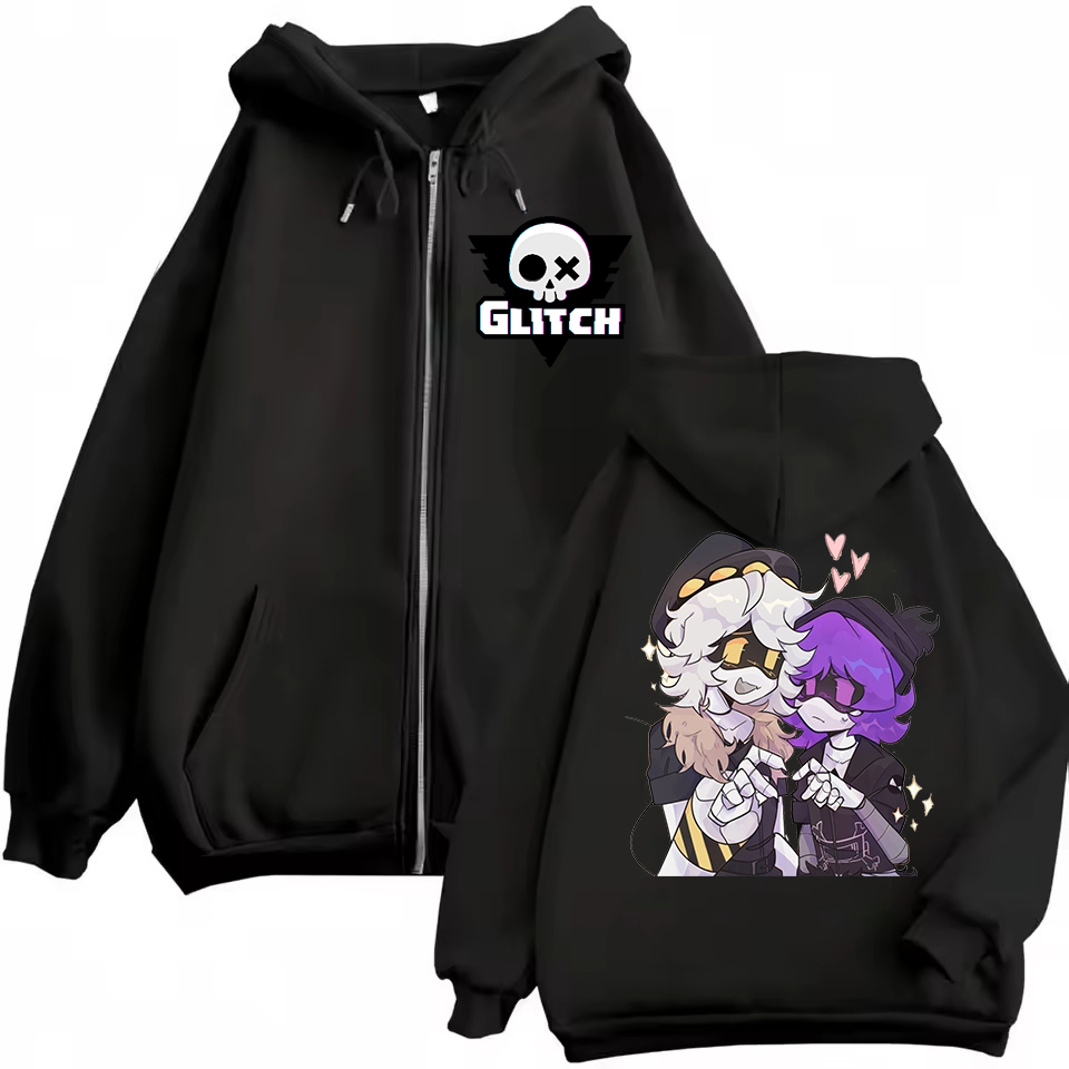 Anime Murder Drones Zipper Hoo - đánh giá và giá Embroidery Zip Up Hoodie