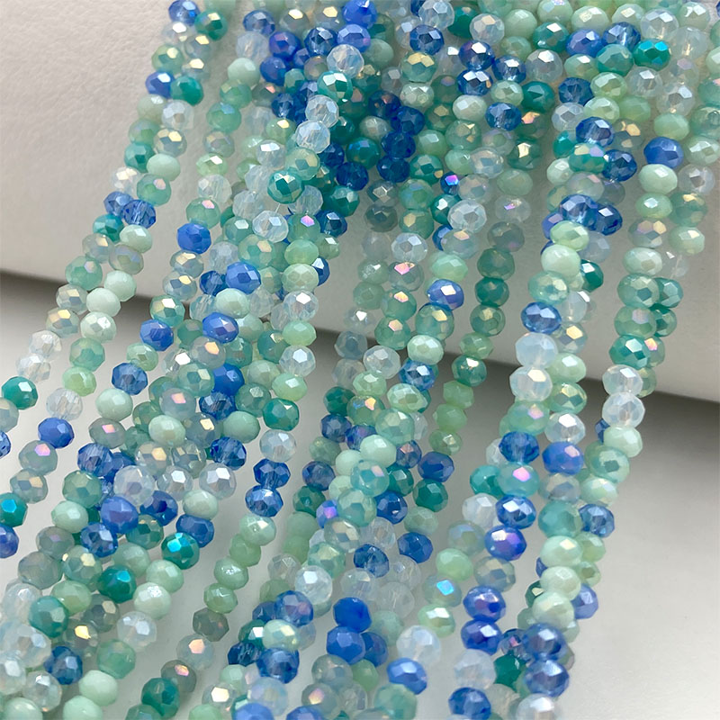 2mm Mixed Color Faceted Crysta - đánh giá và giá Embroidery Glass Beads