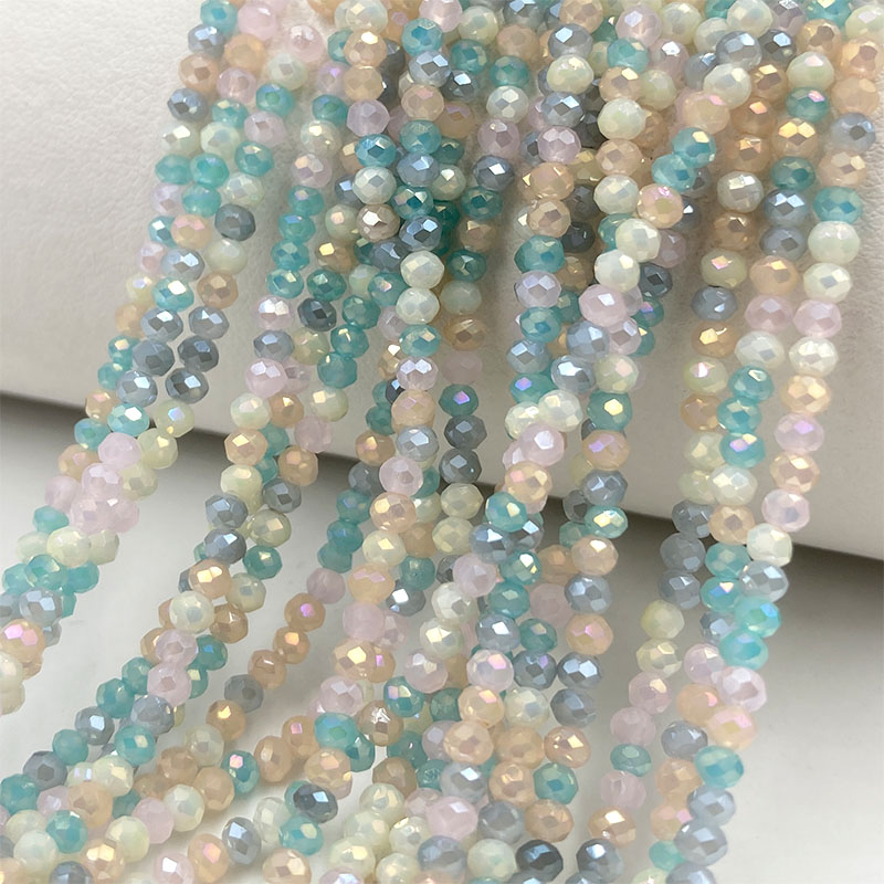 2mm Mixed Color Faceted Crysta - đánh giá và giá Embroidery Glass Beads
