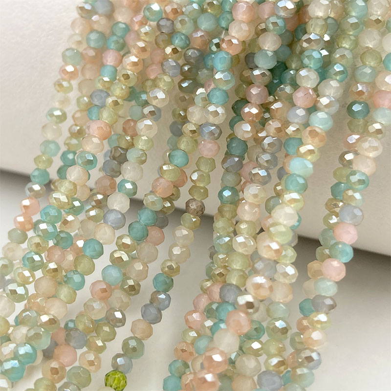 2mm Mixed Color Faceted Crysta - đánh giá và giá Embroidery Glass Beads