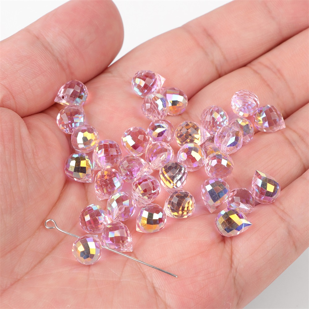 8x10mm Faceted Crystal Teardro - đánh giá và giá Embroidery Glass Beads