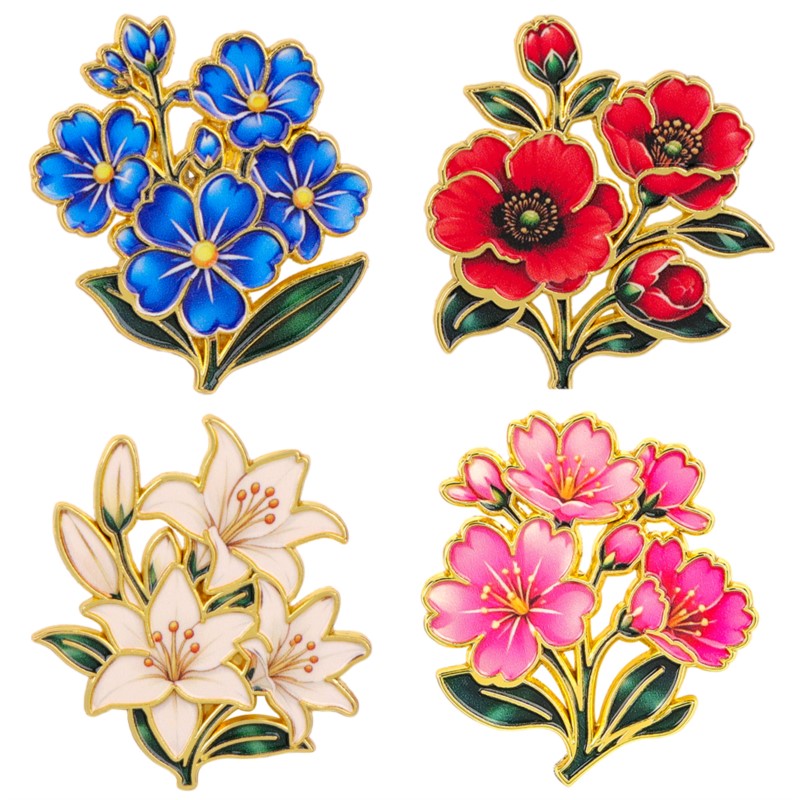 Cute Vintage Colorful Floral E - đánh giá và giá Embroidery Textile