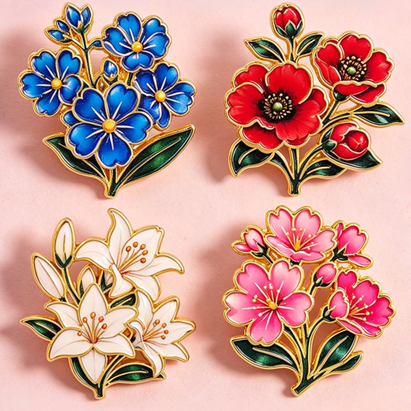 Cute Vintage Colorful Floral E - đánh giá và giá Embroidery Textile