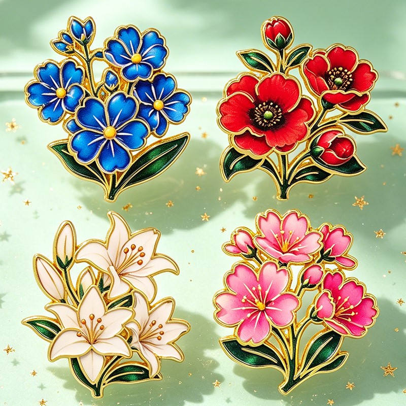 Cute Vintage Colorful Floral E - đánh giá và giá Embroidery Textile