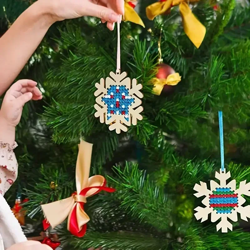 12Set Cross Stitch Hanging Pen - đánh giá và giá Embroidery Xmas Tree
