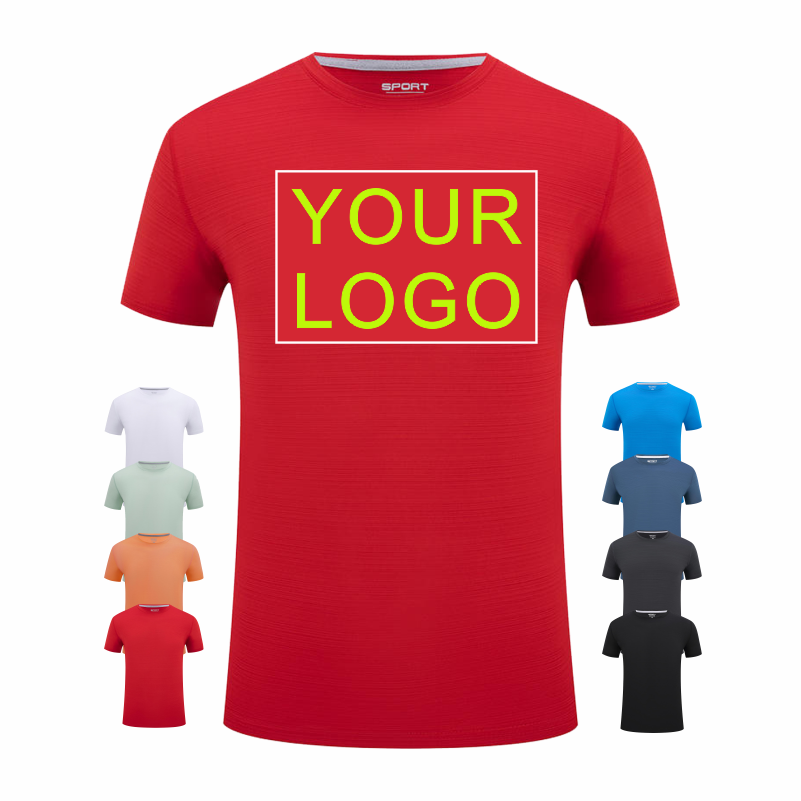 LOGO Customized Round Neck Sho - đánh giá và giá Embroidery Men Shirt