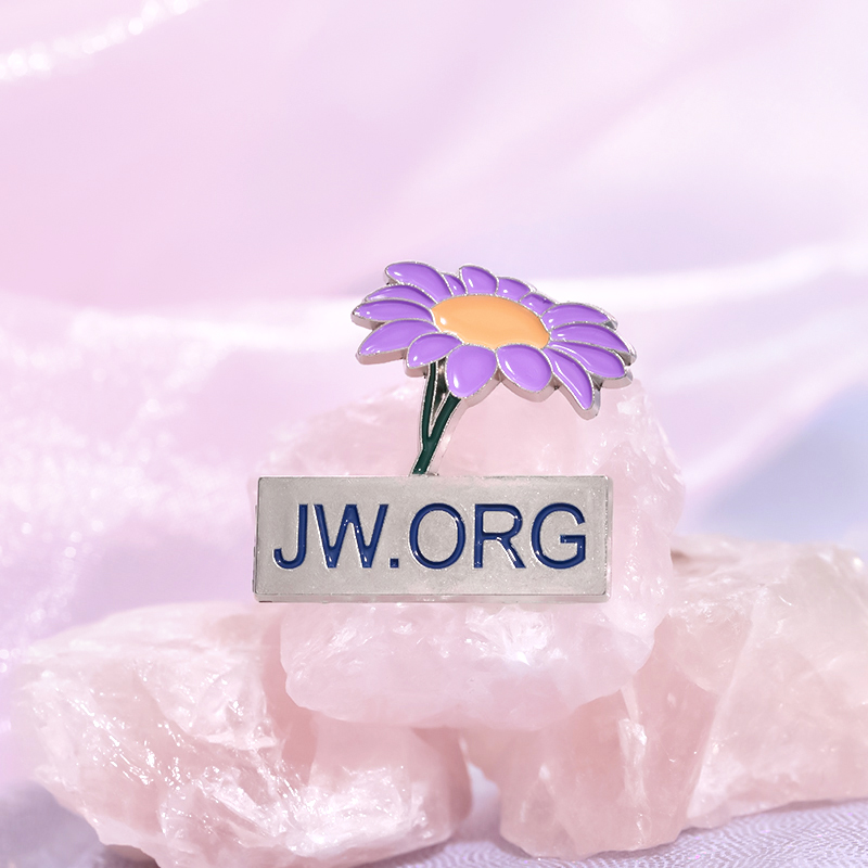 JW.ORG Jesus Flower Enamel Pin - đánh giá và giá Embroidery Jesus