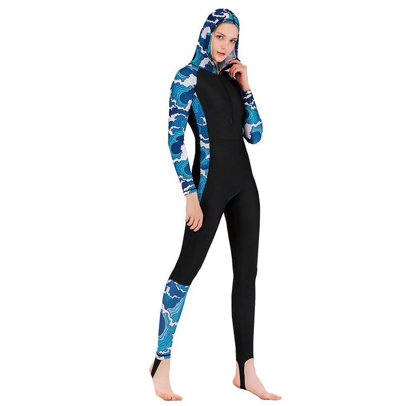 Full Body Swim Dive Skin Suit  - đánh giá và giá Embroidery Zip Up Hoodie
