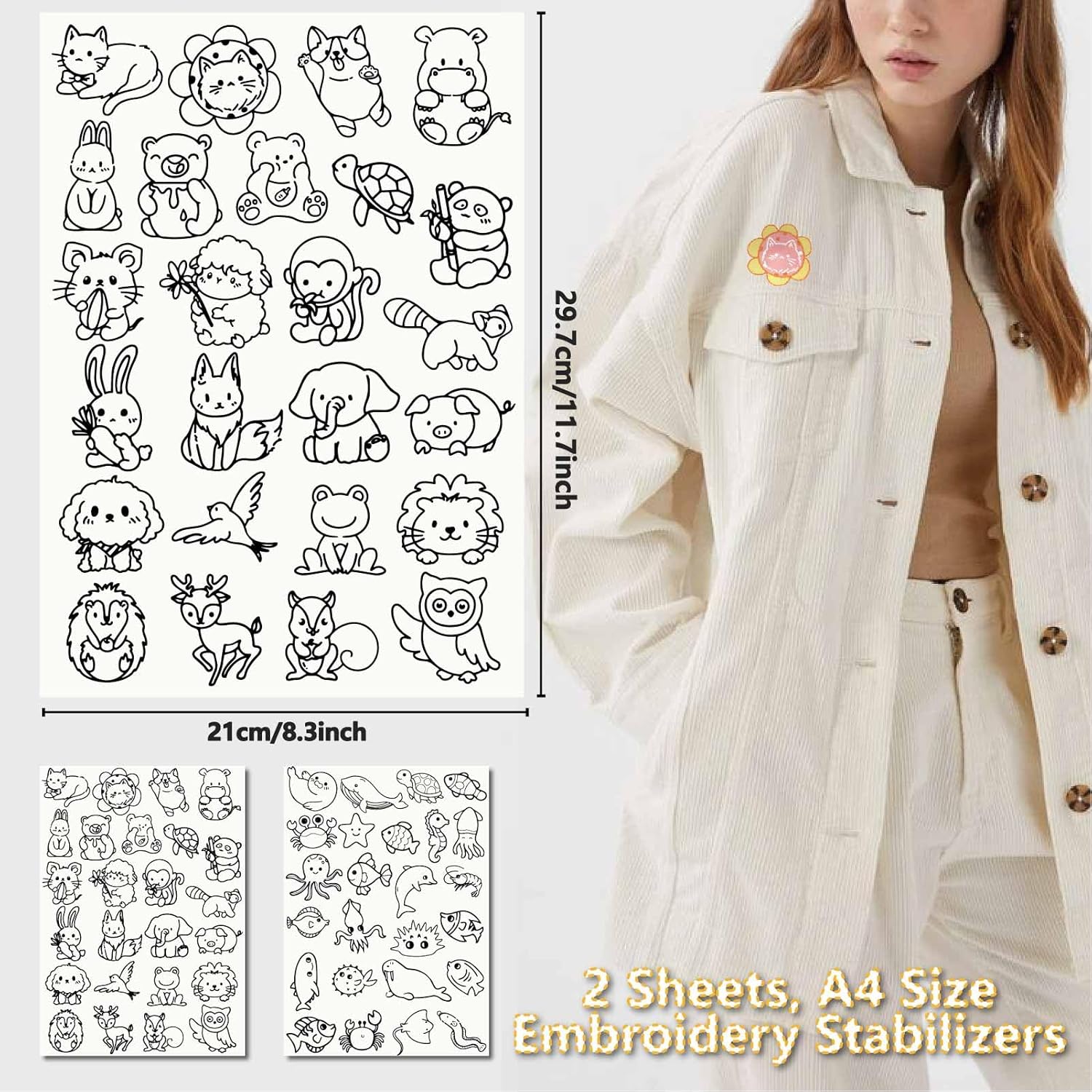 Cute Animal & Floral Embroider - đánh giá và giá Embroidery Web